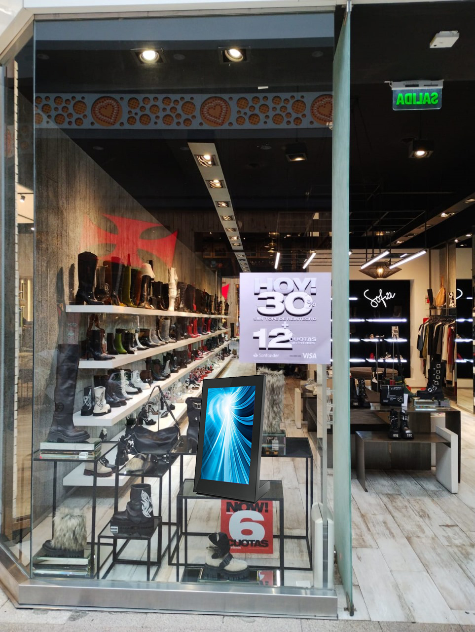 Pantalla táctil interactiva